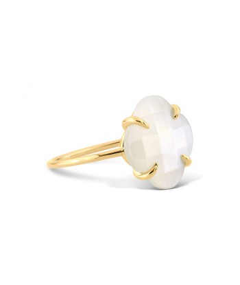 BAGUE VICTORIA NACRE BLANCHE OR JAUNE prix