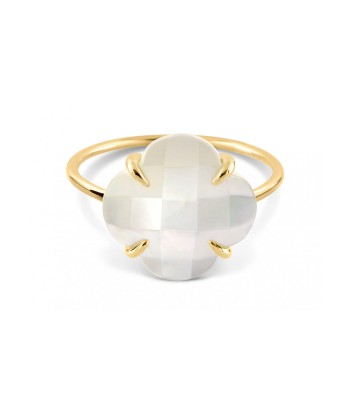 BAGUE VICTORIA NACRE BLANCHE OR JAUNE prix