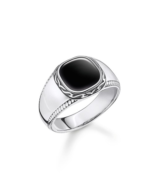 BAGUE THOMAS SABO STERLING SILVER NOIR Amélioration de cerveau avec