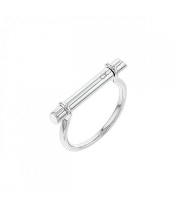 BAGUE CALVIN KLEIN SCULPTURAL ELONGATED LINEAR solde