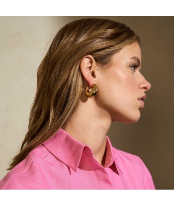 BOUCLES D'OREILLES MOON GOLD VANESSA BARONI le concept de la Pate a emporter 