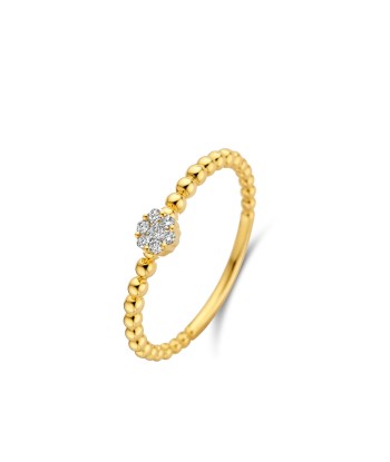 BAGUE OR JAUNE DIAMANTS ASTORG 1895 les ctes