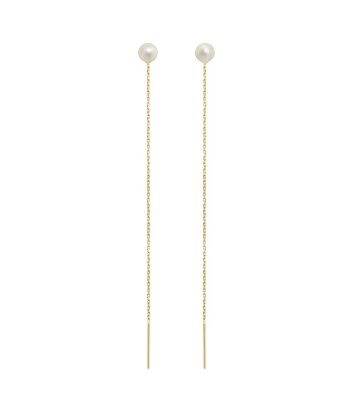 BOUCLES D'OREILLES CLAVERIN LONG SIMPLY OR JAUNE l'achat 