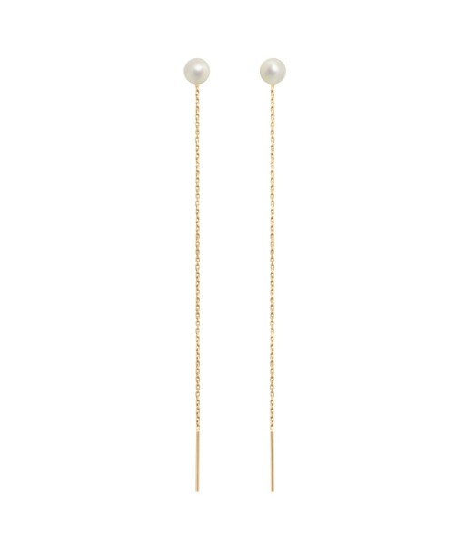 BOUCLES D'OREILLES CLAVERIN LONG SIMPLY OR JAUNE l'achat 