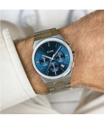 VIGOUREUX CHRONO STEEL BLUE, SILVER COLOUR acheter en ligne