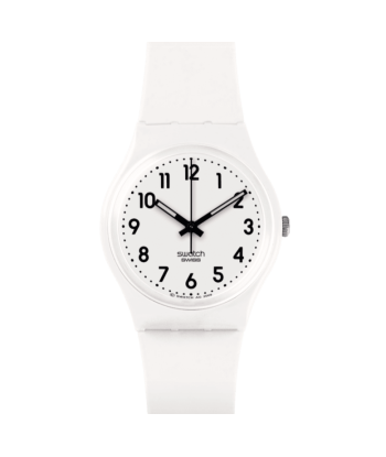 MONTRE SWATCH JUST WHITE SOFT pas cher