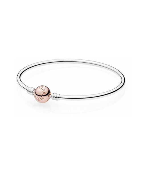 Bracelet Jonc Pandora Moments fermoir doré rose le des métaux précieux