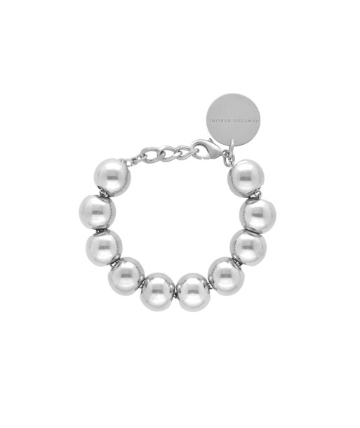 BRACELET BEADS SILVER VANESSA BARONI de votre