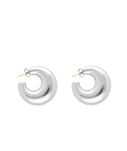 BOUCLES D'OREILLES MOON SILVER VANESSA BARONI s'inspire de l'anatomie humaine