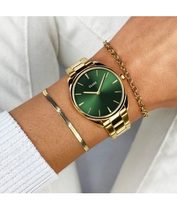 FÉROCE PETITE WATCH STEEL GREEN, GOLD COLOUR Faites des économies