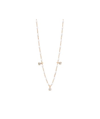 COLLIER GIGI CLOZEAU SUPRÊME OR ROSE 3 DIAMANTS en ligne des produits 