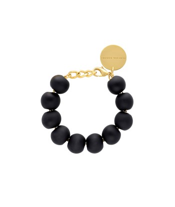 BRACELET BEADS MATT BLACK VANESSA BARONI de l' environnement