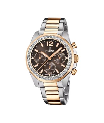 MONTRE FEMME FESTINA BOYFRIEND F20608/1 CHOCOLAT BICOLORE Jusqu'à 80% De Réduction