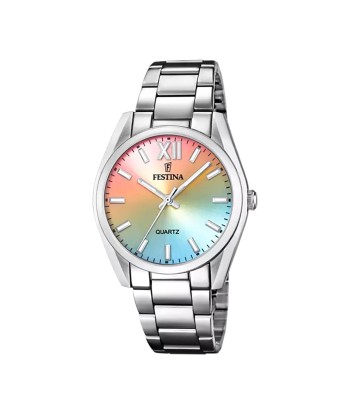 MONTRE FEMME FESTINA BOYFRIEND F20622/H ARGENTE MULTICOLORE destockage