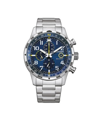 MONTRE CITIZEN ECO-DRIVE CHRONOGRAPHE BLEUE CA0790-83L en stock